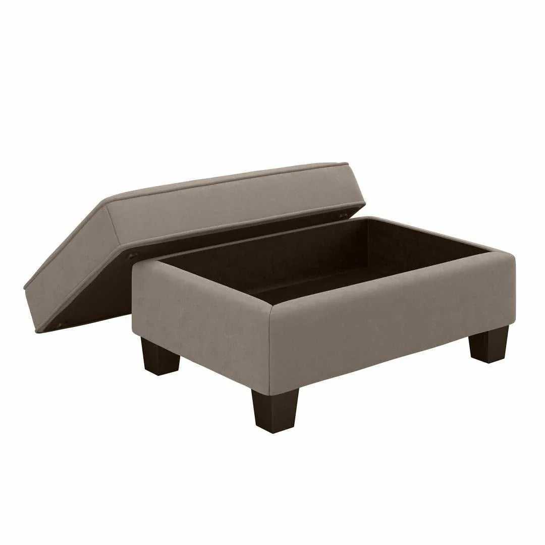 Torque Moscow 5 Seater Corner Fabric L Shape Sofa with Ottoman for Living Room – Luxury Modern Sectional Sofa