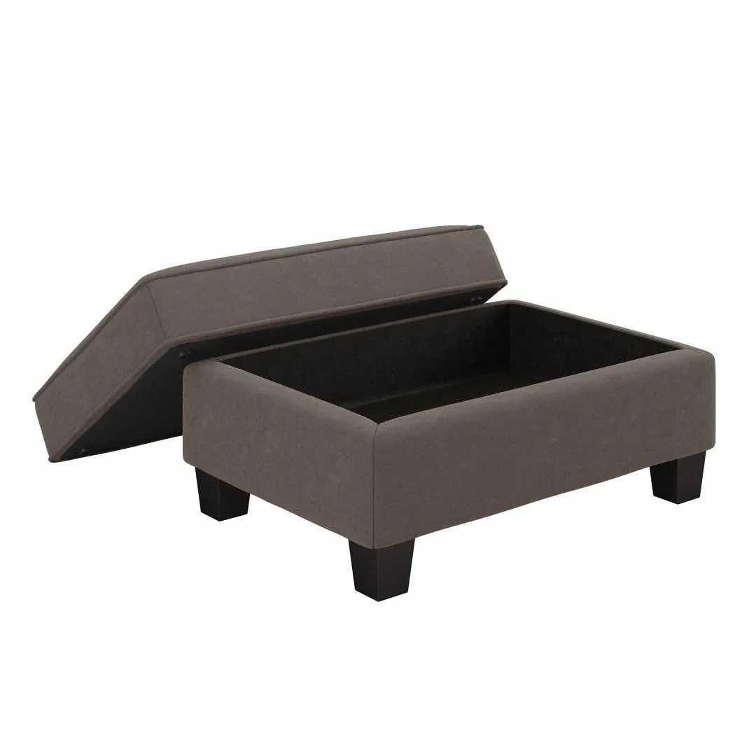 Torque Moscow 5 Seater Corner Fabric L Shape Sofa with Ottoman for Living Room – Luxury Modern Sectional Sofa