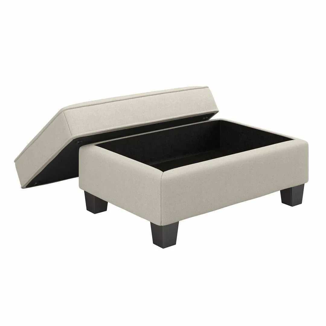 Torque Moscow 5 Seater Corner Fabric L Shape Sofa with Ottoman for Living Room – Luxury Modern Sectional Sofa