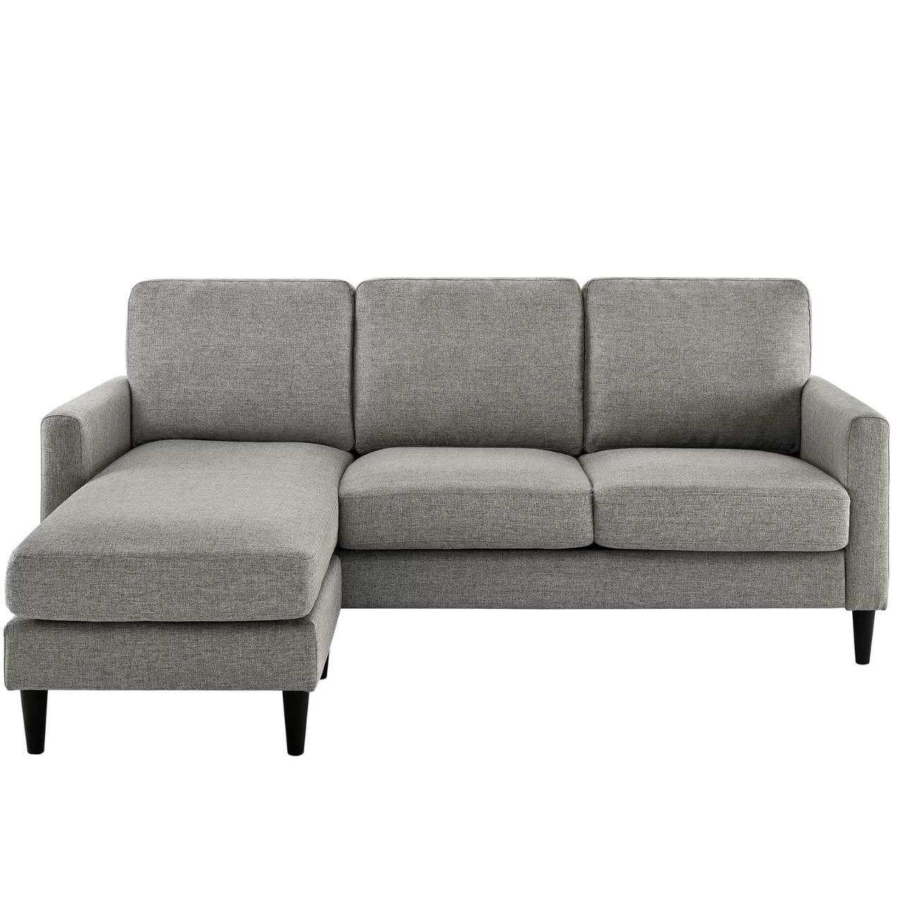 Yolo 4 Seater Fabric Interchangeable L Shape Sofa For Living Room | Bedroom | Office