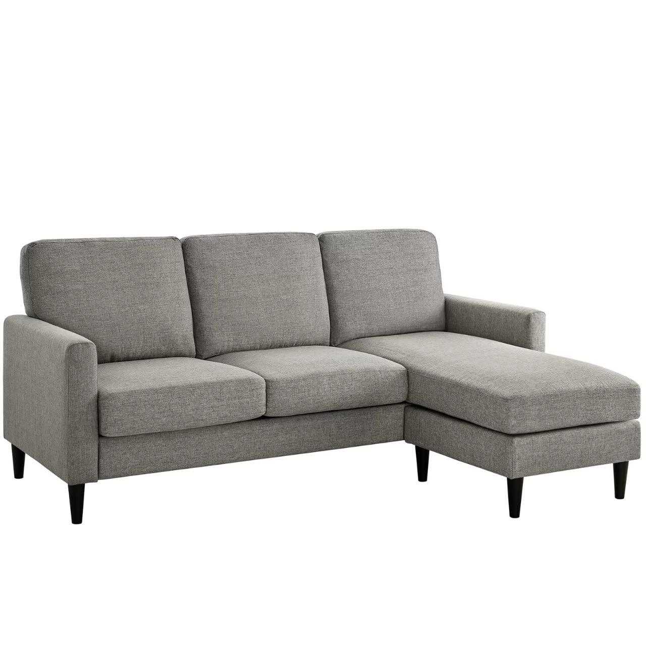 Yolo 4 Seater Fabric Interchangeable L Shape Sofa For Living Room | Bedroom | Office