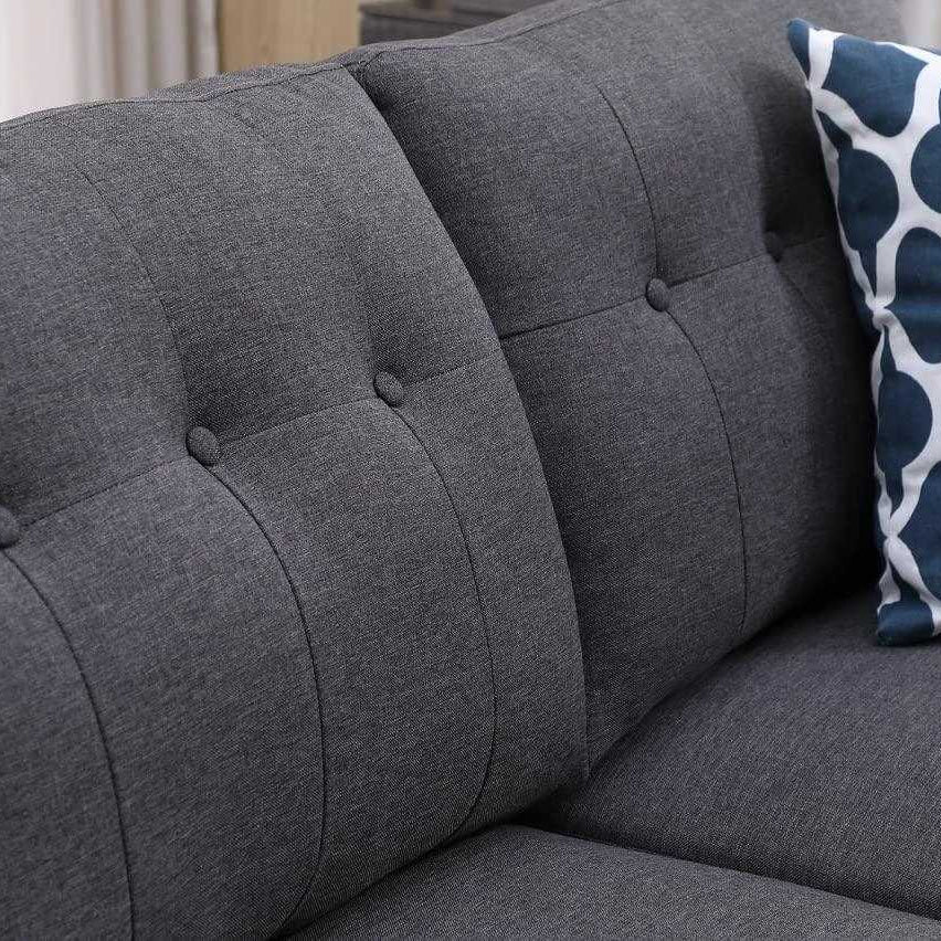 Tred 4 Seater L Shape Sofa Set For Living Room
