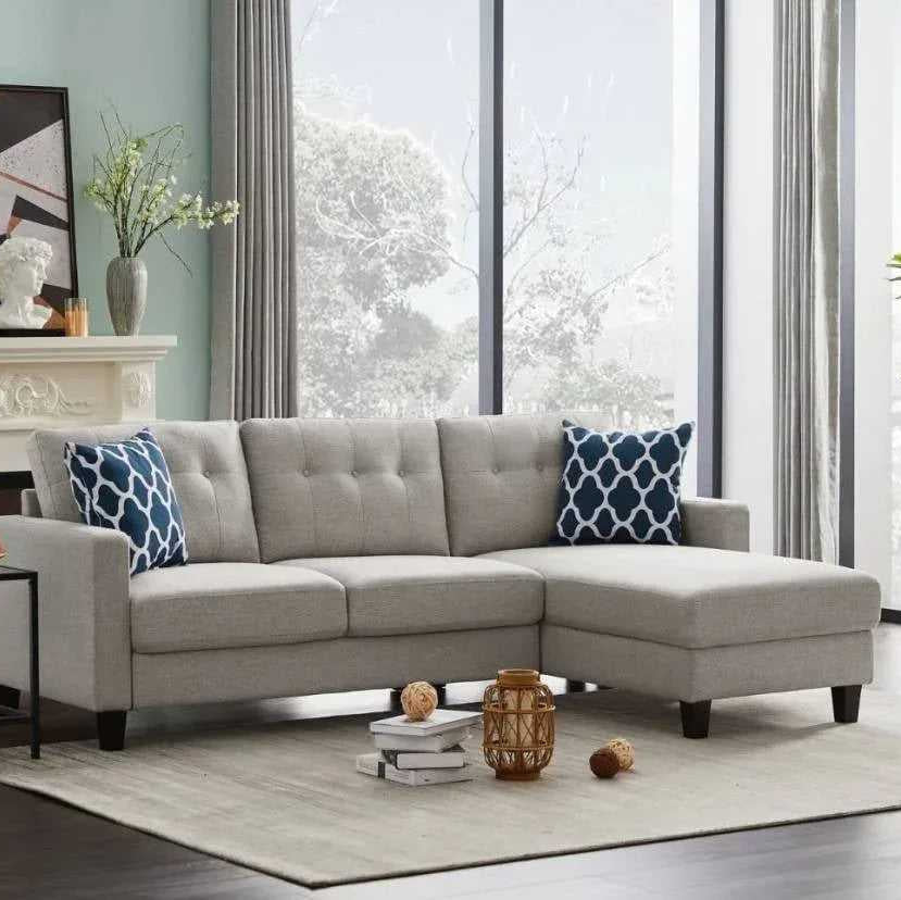 Tred 4 Seater L Shape Sofa Set For Living Room