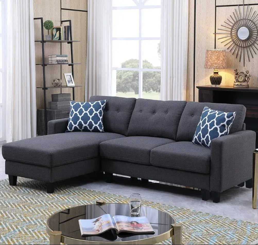 Tred 4 Seater L Shape Sofa Set For Living Room