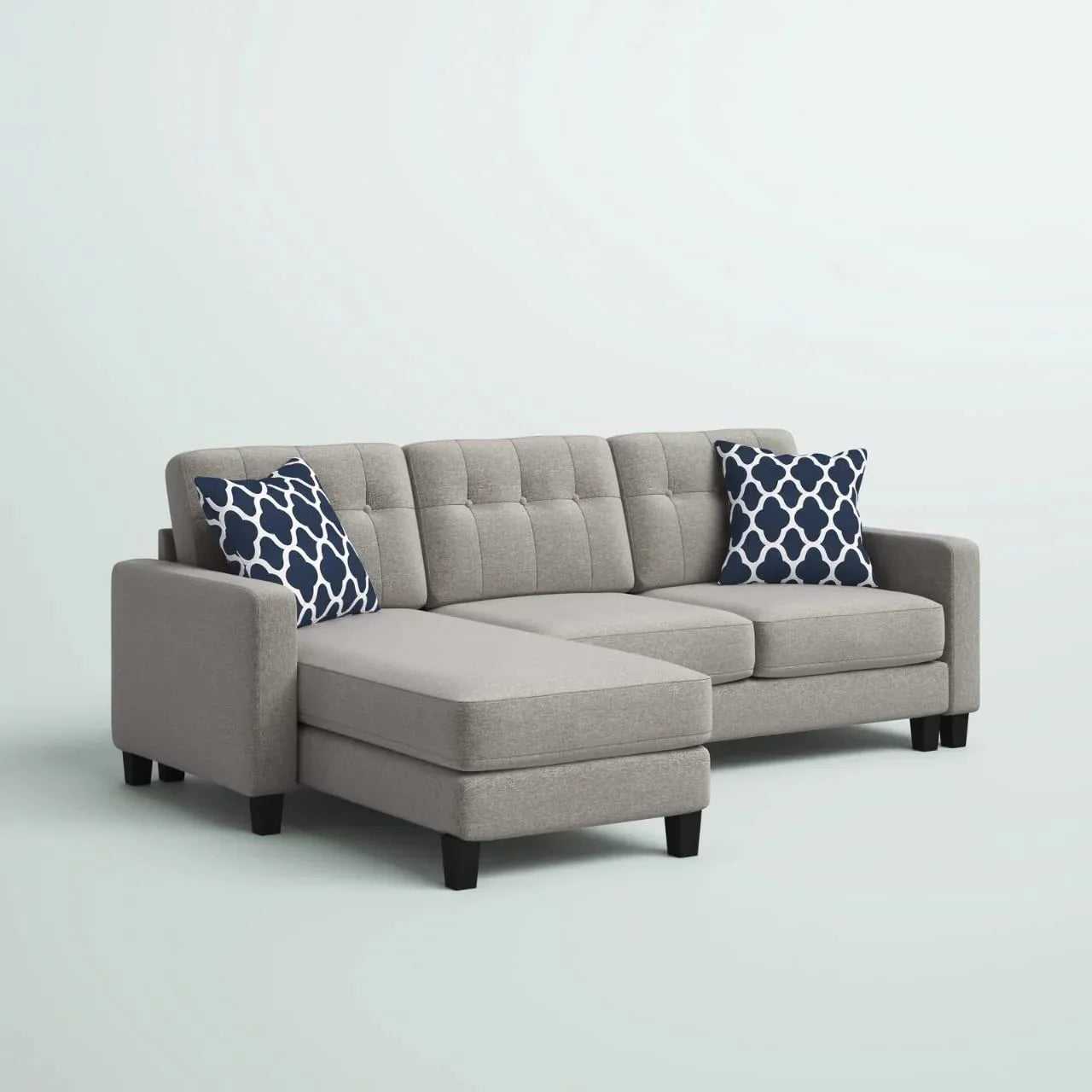 Tred 4 Seater L Shape Sofa Set For Living Room