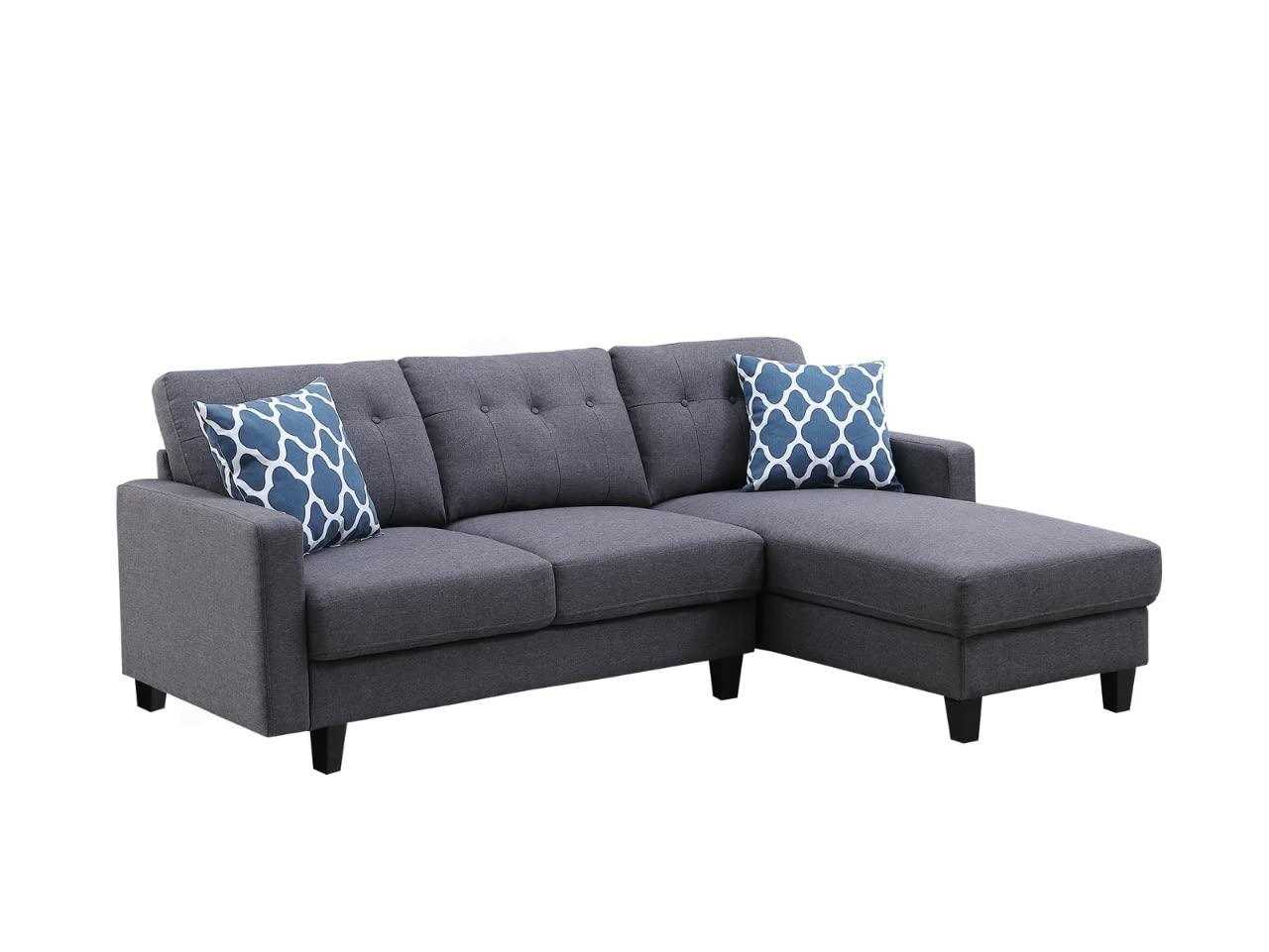 Tred 4 Seater L Shape Sofa Set For Living Room