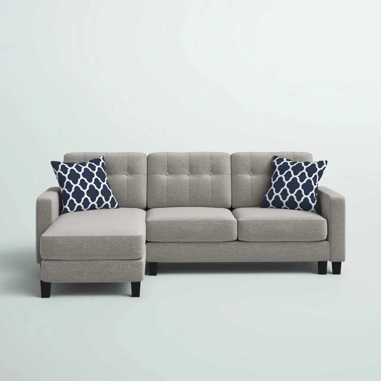 Tred 4 Seater L Shape Sofa Set For Living Room