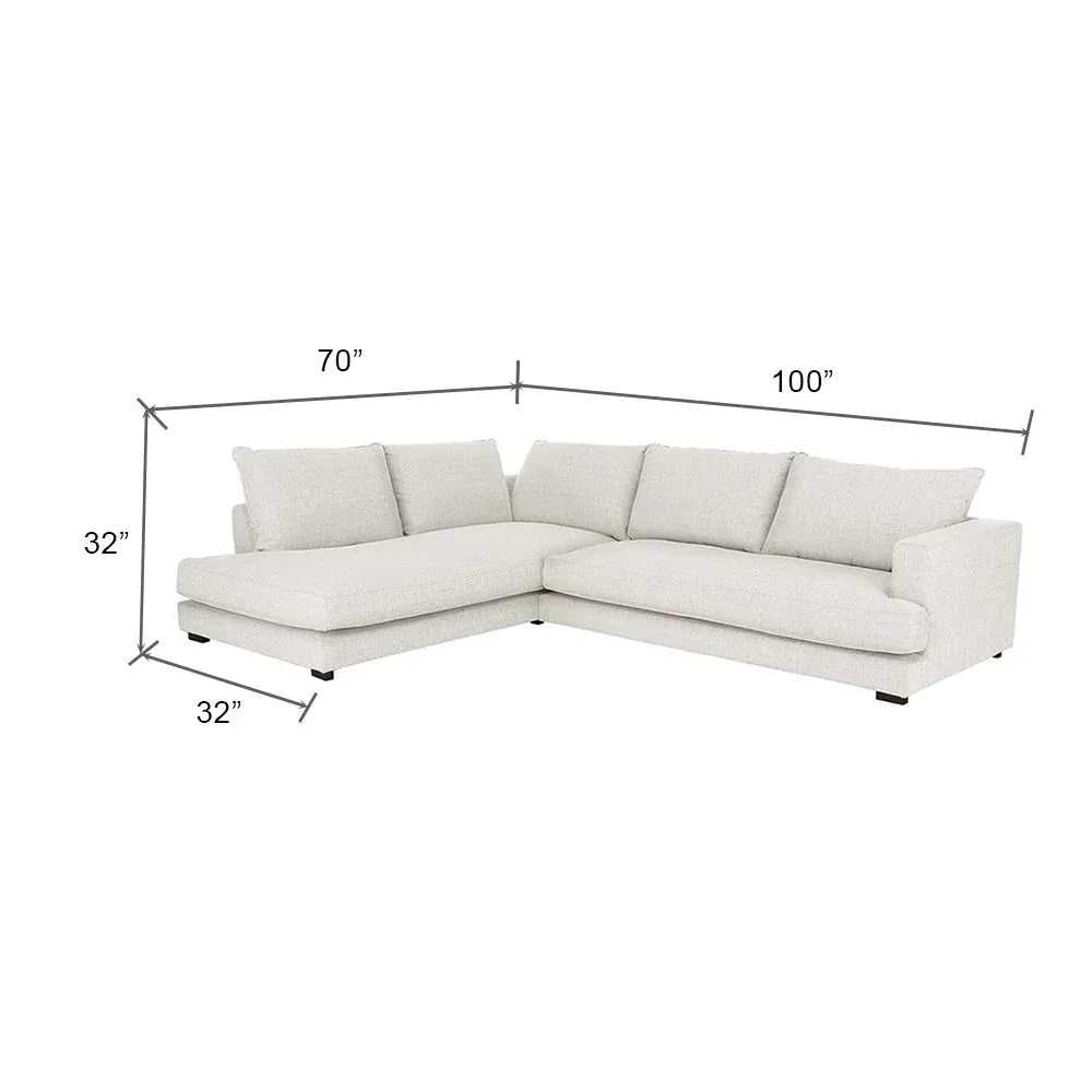 Wayside L Shape 6-Seater Fabric Corner Sofa
