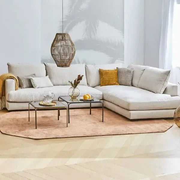 Wayside L Shape 6-Seater Fabric Corner Sofa