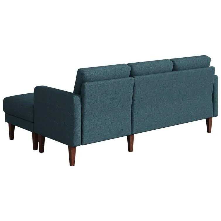 Yuka L Shape 4 Seater L Shape Sofa Furniture with 2 Seater Bench for Living Room | Bedroom | Office
