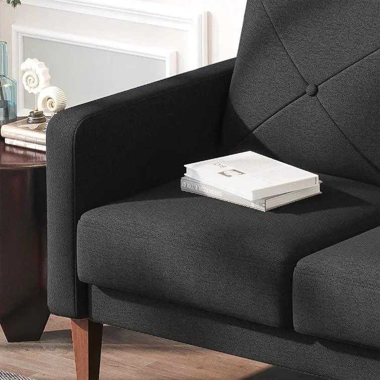 Yuka L Shape 4 Seater L Shape Sofa Furniture with 2 Seater Bench for Living Room | Bedroom | Office