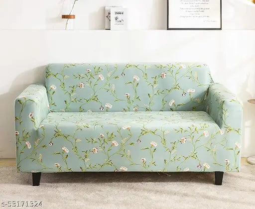 Buy washable sofa covers online in Dombivli & across India – available for 3-seater, 5-seater & L-shape sofas in multiple colors like grey, blue, beige, brown & floral prints – Super Furnishing